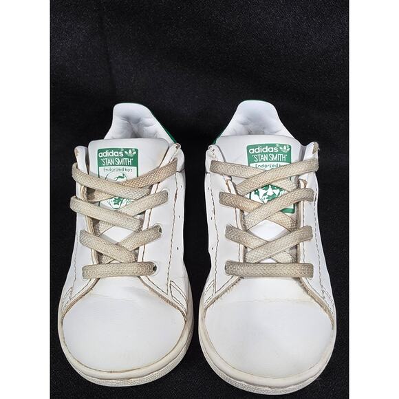 Adidas Stan Smith El I Cloud White Green (TD) - Picture 2 of 9